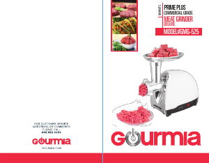 Manual Gourmia GMG525 Meat Grinder