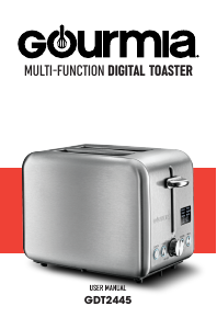 Manual Gourmia GDT2445 Toaster