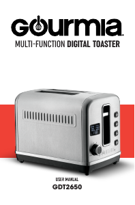 Manual Gourmia GDT2650 Toaster