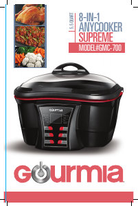 Manual Gourmia GMC700 Multi Cooker