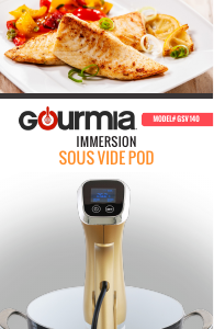 Handleiding Gourmia GSV140 Sous-vide stick