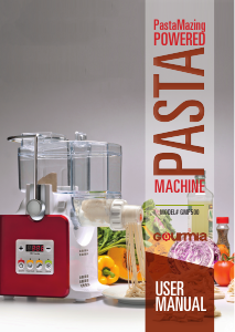 Manual Gourmia GPM500 Pasta Machine