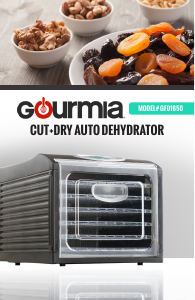 Manual Gourmia GFD1650B Food Dehydrator