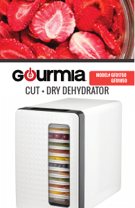 Manual Gourmia GFD1850 Food Dehydrator