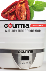 Manual Gourmia GFD1550 Food Dehydrator