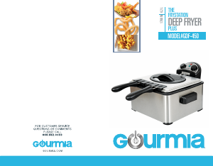 Manual Gourmia GDF450 Deep Fryer