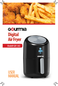 Manual Gourmia GAF365 Deep Fryer