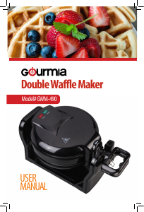 Manual Gourmia GWM490 Waffle Maker