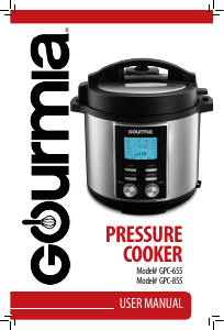 Manual Gourmia GPC655 Pressure Cooker