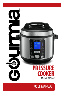 Manual Gourmia GPC965 Pressure Cooker