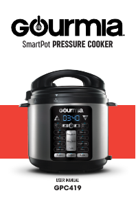 Manual Gourmia GPC419 Pressure Cooker