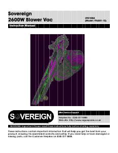 Manual Sovereign YT6201-12 Leaf Blower