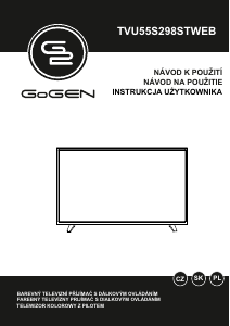 Manuál GoGEN TVU55S298STWEB LED televize