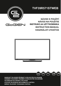 Návod GoGEN TVF39R571STWEB LED televízor
