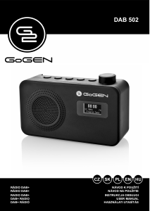 Návod GoGEN DAB 502 Rádio