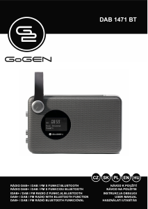 Manual GoGEN DAB 1471 BT Radio