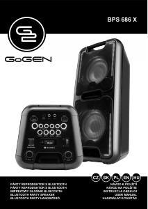 Manual GoGEN BPS 686X Speaker