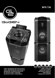 Manual GoGEN BPS 738 Speaker