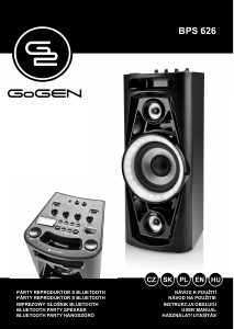 Manual GoGEN BPS 626 Speaker