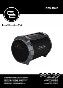 Manual GoGEN BPS 528B Speaker