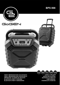 Manual GoGEN BPS 898 Speaker