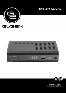 Manuál GoGEN DVB 219 T2DUAL Digitální přijímač