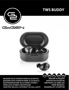 Manual GoGEN TWS BUDDY Headphone