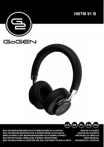 Manual GoGEN HBTM 91B Headphone