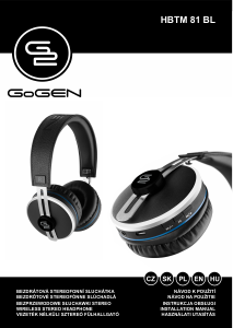 Manual GoGEN HBTM 81BL Headphone