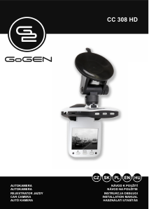 Használati útmutató GoGEN CC 308 HD Akciókamera