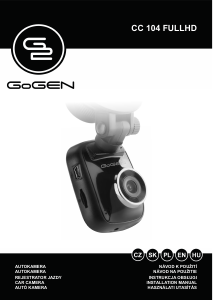 Használati útmutató GoGEN CC 104 FULLHD Akciókamera