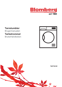 Brugsanvisning Blomberg TAF 7231 E Tørretumbler