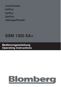 Manual Blomberg SSM 1350 X Refrigerator