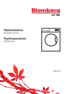 Käyttöohje Blomberg BWX 274 Pesukone