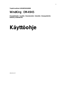 Käyttöohje WindKing EM-4945 Ilmastointilaite