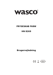 Brugsanvisning Wasco F68W Fryser