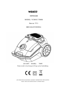 Brugsanvisning Wasco VCB43C17M0B Støvsuger