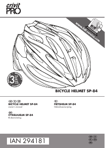 Manual Crivit IAN 294181 Bicycle Helmet