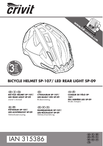 Manual Crivit IAN 315386 Bicycle Helmet