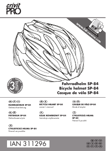 Bedienungsanleitung Crivit IAN 311296 Fahrradhelm