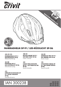 Manual de uso Crivit IAN 300238 Casco bicicleta