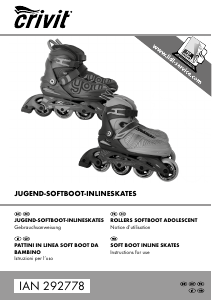 Bedienungsanleitung Crivit IAN 292778 Inline skates