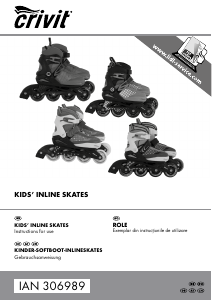 Bedienungsanleitung Crivit IAN 306989 Inline skates