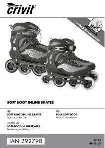 Bedienungsanleitung Crivit IAN 292798 Inline skates