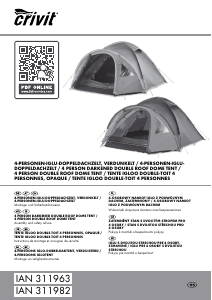 Manual Crivit IAN 311963 Tent