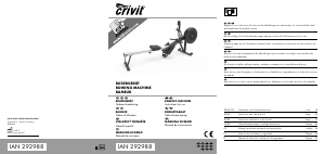 Manual Crivit IAN 292988 Rowing Machine