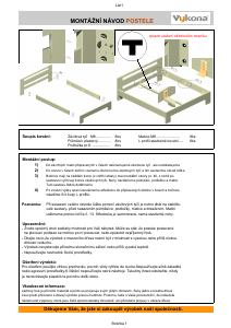Manuál Vykona Erika Rám postele