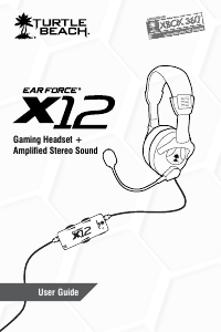 Manual Turtle Beach Ear Force X12 Headset