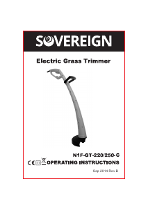 Handleiding Sovereign N1F-GT-220-C Grastrimmer