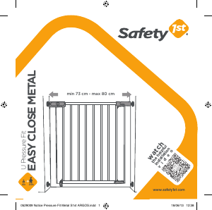 Посібник Safety1st Easy Close Metal Дитячий бар'єр